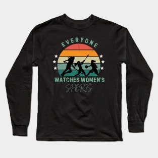 (V20) EVERYONE WATCHES WOMEN'S SPORTS Long Sleeve T-Shirt